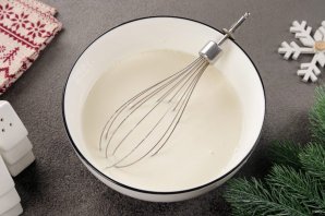 Новогодний печеночный торт