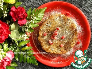 Постные яблочные блинчики