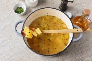 Суп с сыром Чеддер