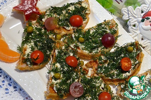 Творожно-овсяные вафли с ветчиной Творожно-овсяные вафли с ветчиной