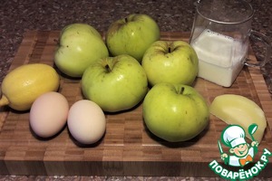 Французский яблочный пирог "исчезающий" Французский яблочный пирог "исчезающий"