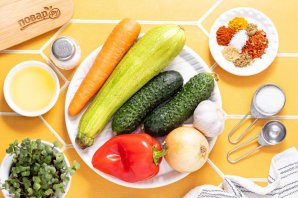 Овощи по-корейски на зиму Овощи по-корейски на зиму