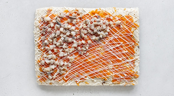 Селедка под шубой в лаваше, пошаговый рецепт с фото на 305 ккал Селедка под шубой в лаваше, пошаговый рецепт с фото на 305 ккал