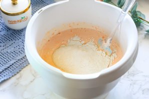 Морковный бисквит для торта