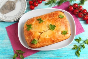 Пирог с палтусом Пирог с палтусом