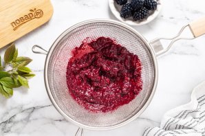 Ежевичное мороженое Ежевичное мороженое