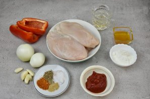 Стир-фрай из курицы