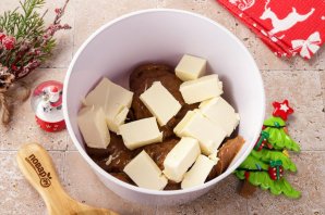 Новогодний торт "Зеленая Змея" Новогодний торт "Зеленая Змея"