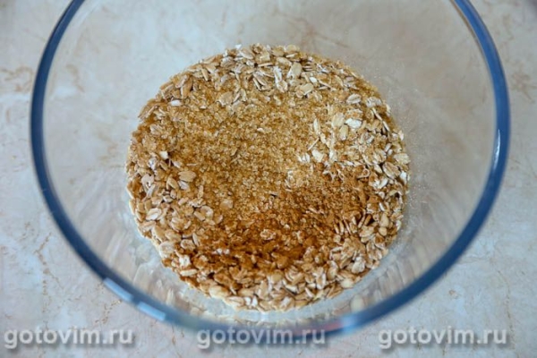 Тыквенная гранола с мёдом, корицей и орехами Тыквенная гранола с мёдом, корицей и орехами