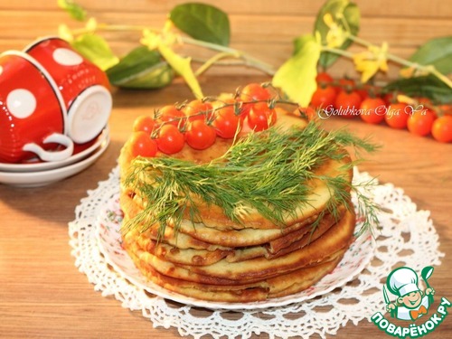 Пузырчатые лепешки с мясной начинкой Пузырчатые лепешки с мясной начинкой