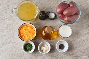 Суп с сыром Чеддер