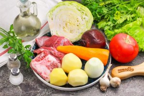 Борщ с вареной свеклой Борщ с вареной свеклой