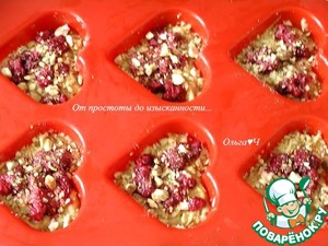 Блонди с малиной и миндалем Блонди с малиной и миндалем