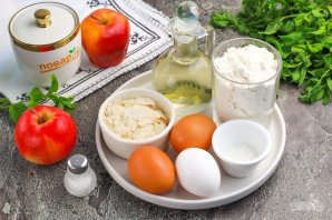 Миндально-яблочный пирог Миндально-яблочный пирог