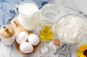 Блинчики на кефире Блинчики на кефире