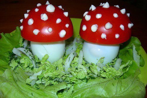 Простая закуска «Мухомор» Простая закуска «Мухомор»