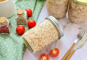 Тушенка из курицы в кастрюле Тушенка из курицы в кастрюле