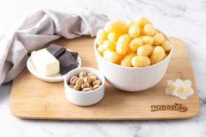 Десерт из кукурузных палочек Десерт из кукурузных палочек