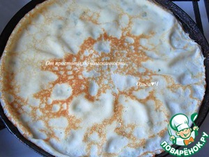 Блинчики с мятой