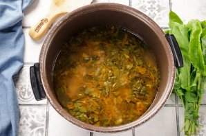 Щи из щавеля в мультиварке Щи из щавеля в мультиварке