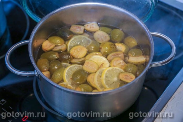 Компот из фейхоа с лимоном Компот из фейхоа с лимоном