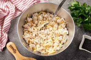 Бездрожжевой пирог с курицей Бездрожжевой пирог с курицей