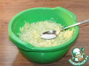 Лепешки из кабачков и гречневой крупы