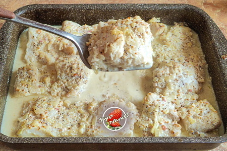 Треска в сливочном соусе