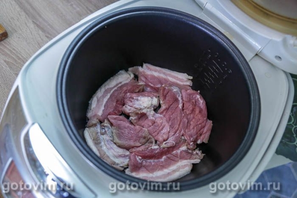 Мясо по-французски в мультиварке Мясо по-французски в мультиварке