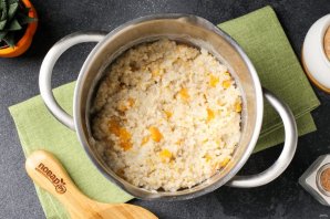 Каша ячневая с тыквой Каша ячневая с тыквой