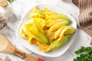 Фаршированные цветки тыквы Фаршированные цветки тыквы