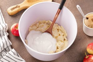 Пирог сметанный с яблоками Пирог сметанный с яблоками