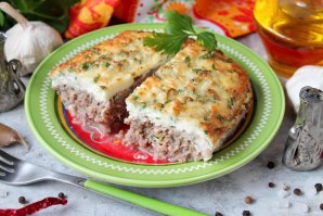 Фарш с кабачком и чесноком Фарш с кабачком и чесноком