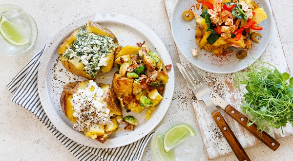 Печеная картошка с начинкой, пошаговый рецепт с фото Печеная картошка с начинкой, пошаговый рецепт с фото