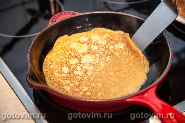 Заварные ржаные блины на кефире Заварные ржаные блины на кефире