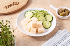 Канапе с огурцом и сыром Канапе с огурцом и сыром