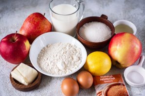 Блинчики с яблоками Блинчики с яблоками