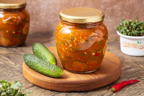 Огурцы по-грузински