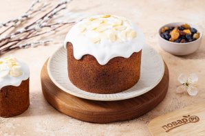 Кулич без дрожжей и яиц Кулич без дрожжей и яиц