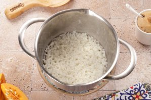 Рисовая каша с тыквой