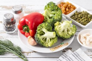 Брокколи с творожным сыром Брокколи с творожным сыром