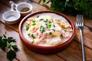 Ньокки с креветками Ньокки с креветками