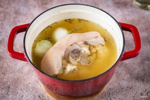 Гороховая каша с мясом