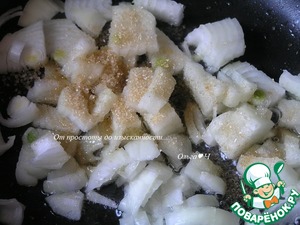 Мясной пирог с рисом, луком, яблоками Мясной пирог с рисом, луком, яблоками