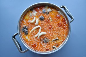 Суп "Том ям" с мидиями Суп "Том ям" с мидиями