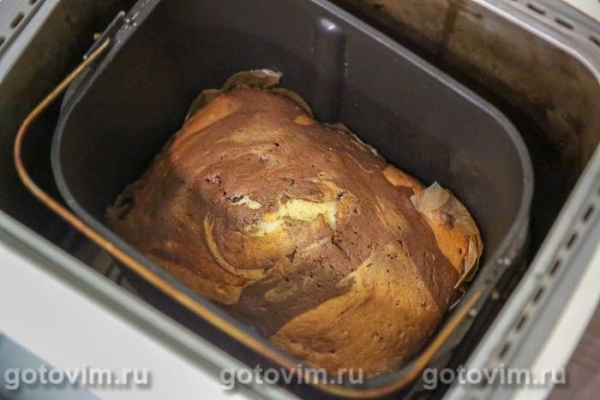Мраморный кекс в хлебопечке