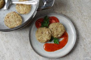 Постные котлеты на пару