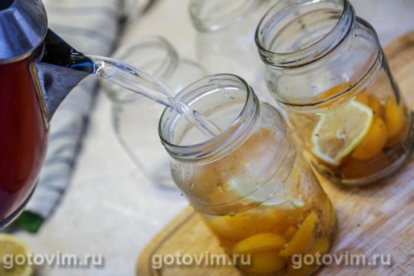 Компот из желтой алычи с лимоном без стерилизации Компот из желтой алычи с лимоном без стерилизации