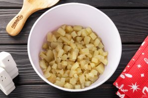 Салат "Снеговик"