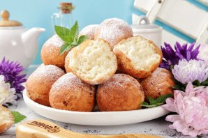 Пончики творожные за 10 минут Пончики творожные за 10 минут